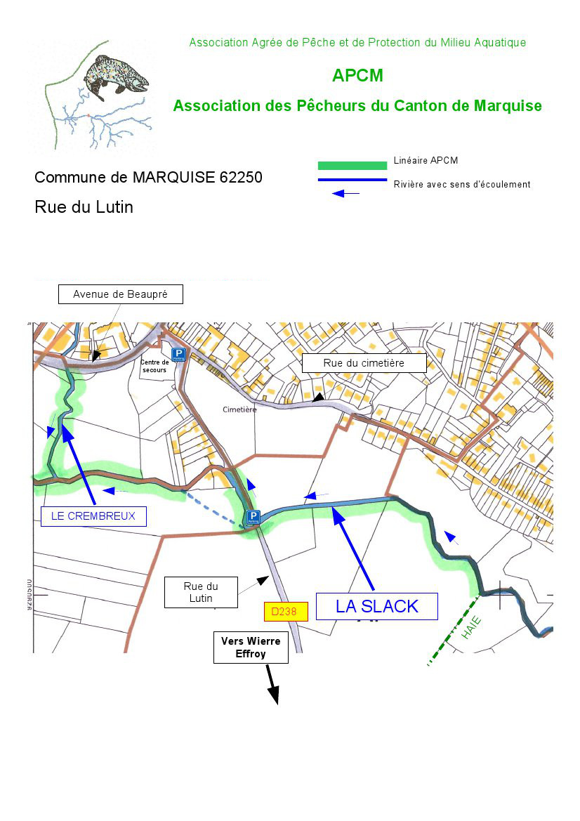 Carte imprimable de la Slack  Marquise au niveau de la rue du Lutin. Pour l'imprimer, faite un clic droit sur l'image puis Imprimer l'image